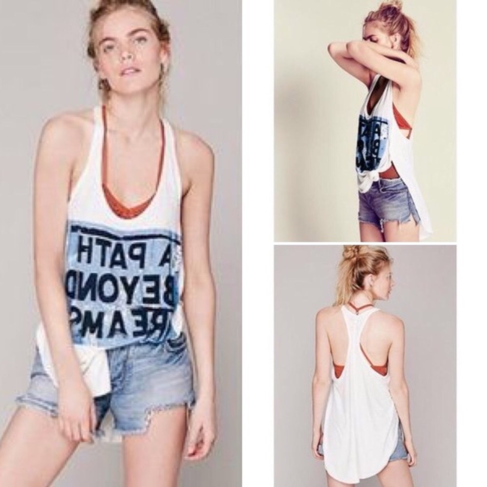 Free People Graphic Tank-Top